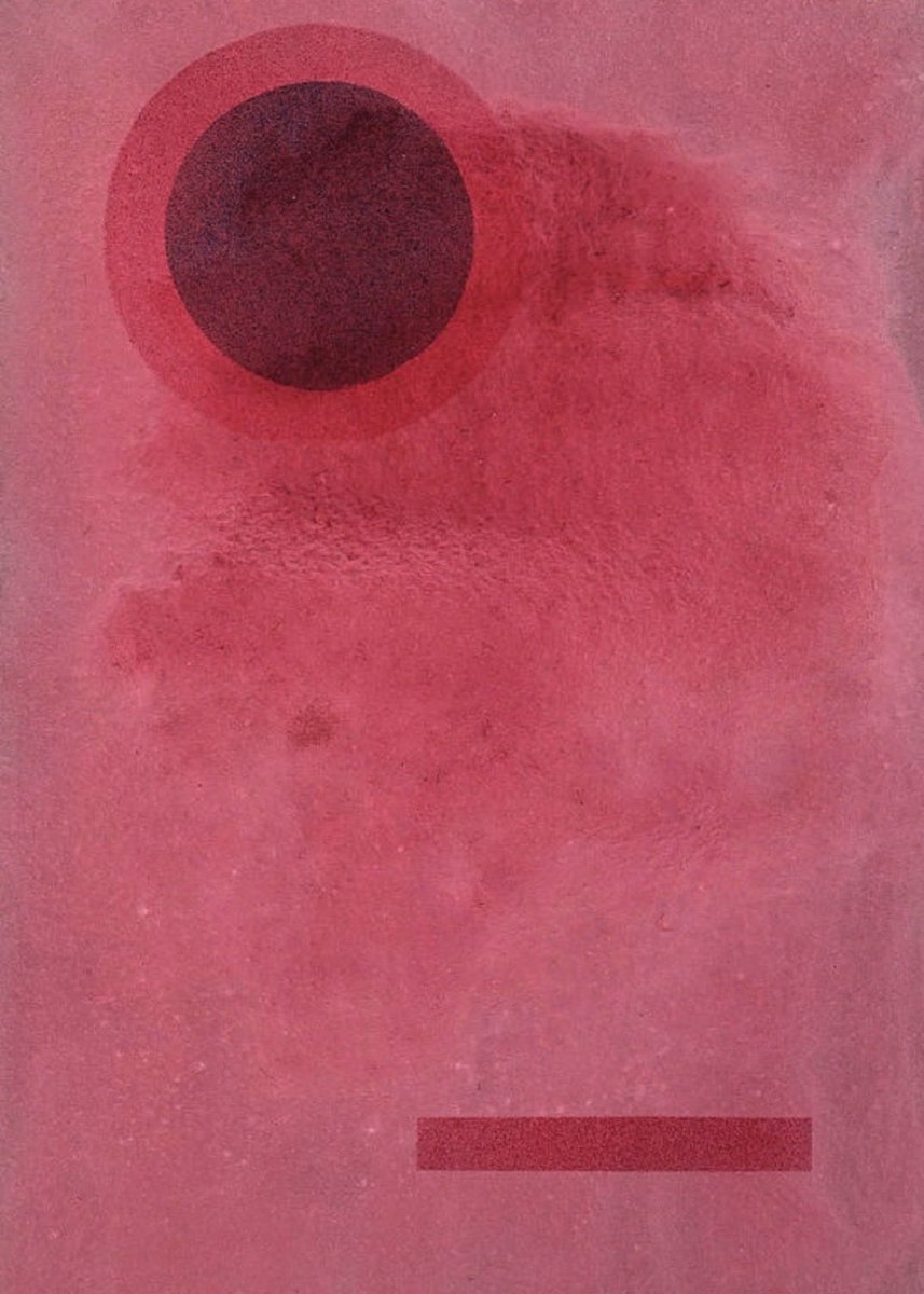 🎨 Wassily Kandinsky,1923, “Circle and Rectangle”