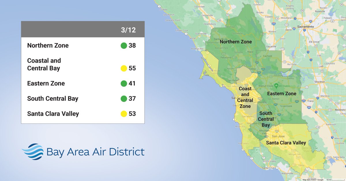 Bay Area Air Quality tweet media