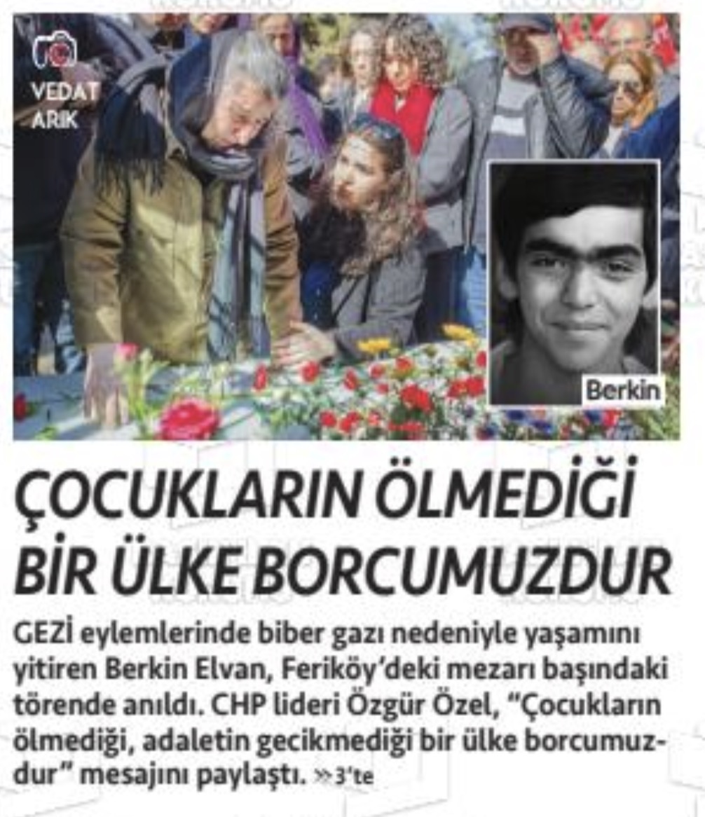 Solcu kemalistlerin nasıl riyakar olduğu bu örnekte de çok net ortaya çıkıyor. Dün gezi isyanında yaralanıp, daha sonra ölen 14 yaşındaki Berkin Elvan'ın ölüm yıldönümü idi. 
Ama aynı zamanda Berkin Elvan'ın ölüm töreninde cenazeye katılanların kurşun sıkarak öldürdükleri 22