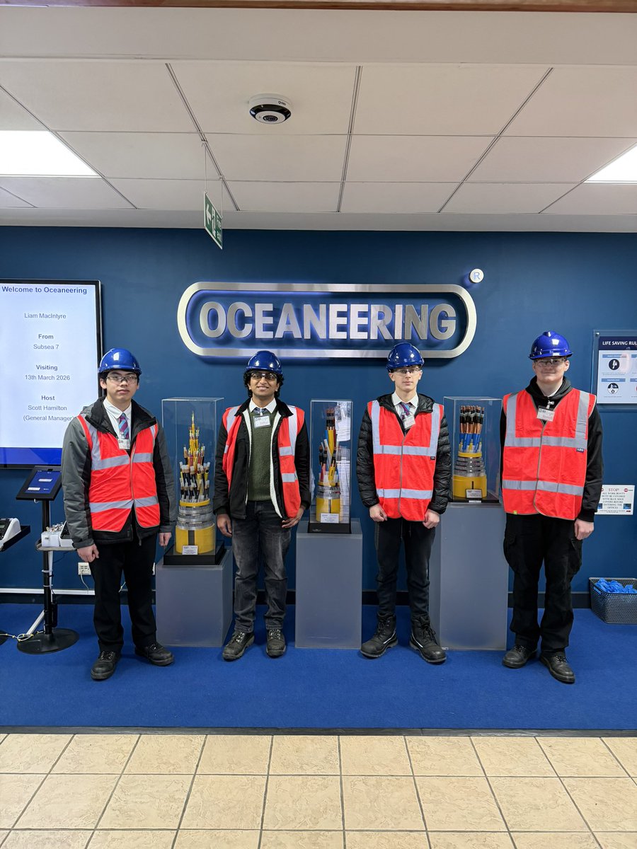 StAndrewsRCHS's tweet image. Today a number of our young people visited the Rosyth site of global engineering firm @Oceaneering, where they gained fantastic insight into a variety of engineering careers, from design right through to production and opportunities all over the world #dyw #careers #engineering