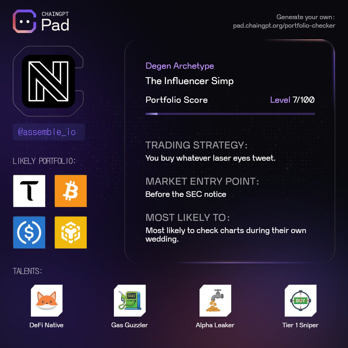 Assemble AI tweet media