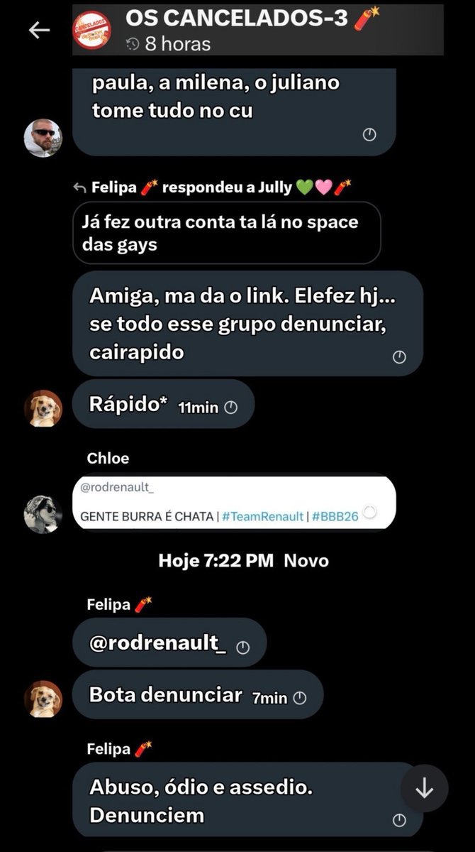 Como vão processar se tem print, essas 🧨🧨🧨 só passam vergonha! 🤣🤣🤣