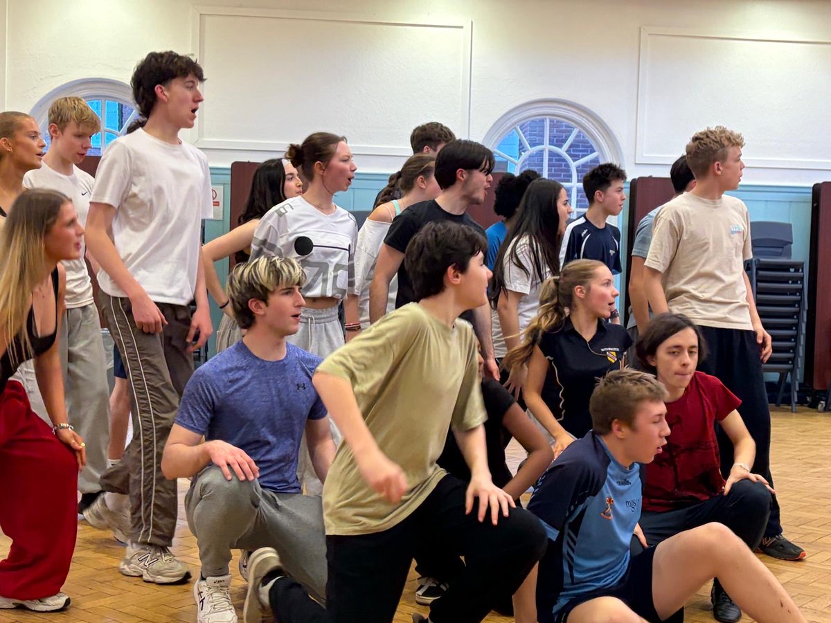 MGS_Drama's tweet photo. A few snaps from last night’s ‘West Side Story’ rehearsal. We’re so pleased with how it’s all going and the hard work of our cast! 🎭📸 #MGSDrama https://t.co/bQSYXIxofu