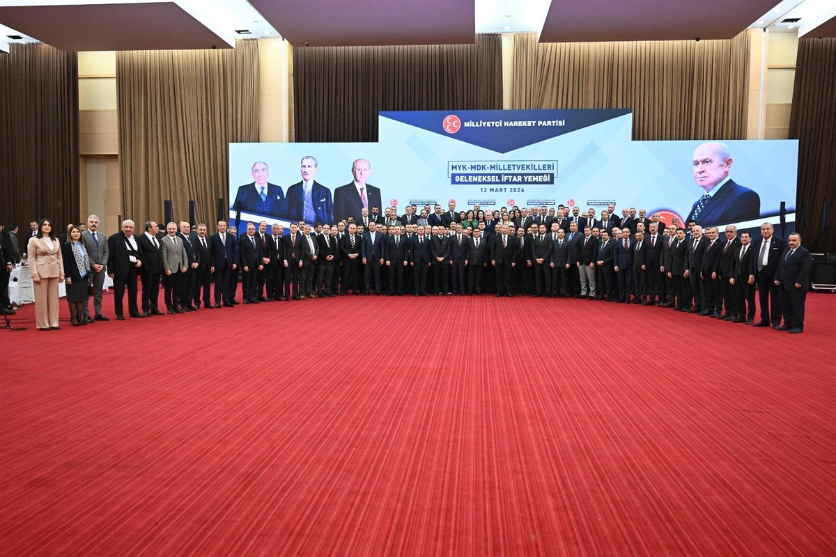 Genel Başkanımız Sayın Devlet BAHÇELİ’nin himayelerinde, ATO Congresium’da Merkez Yönetim Kurulu, Merkez Disiplin Kurulu ve Milletvekillerinin katılımıyla iftar programı düzenlendi.