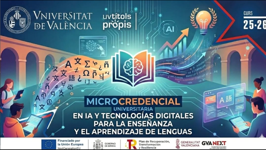 Sanforbel1's tweet photo. IA generativa aplicada a la enseñanza de lenguas: de la teoría a la práctica.
Título propio de la @universitatvalencia

¿Hacia dónde va la enseñanza de lenguas en la era de la IA? https://t.co/7QChxciUr3