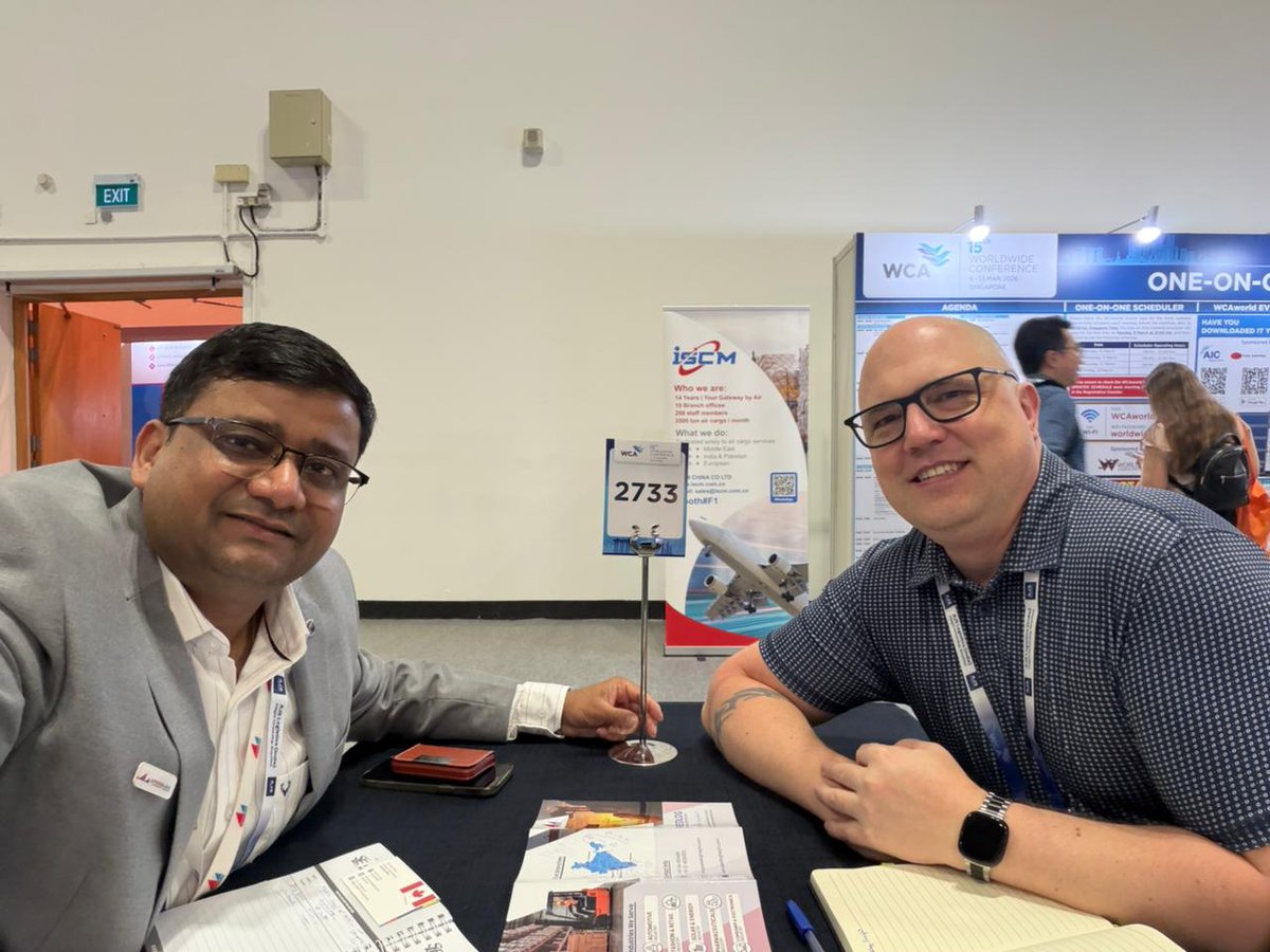 coleintl's tweet image. Day 3 at #WCAWorldwide in Singapore 🌏

Michael Peck is meeting with freight partners from Bangladesh, China, and Mexico, continuing to strengthen global logistics partnerships.

#GlobalLogistics #FreightForwarding