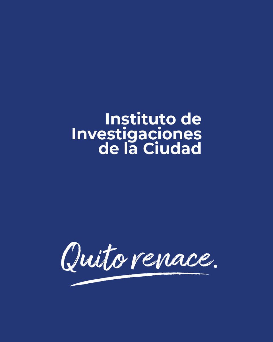 📢 #QuitoInvestiga | Convocatoria 2026

La revista Cuestiones Urbanas invita a enviar artículos sobre políticas públicas locales.

📅 Resúmenes: 30 abril
📅 Artículos: 29 mayo

📩 revista.icam@quito.gob.ec

#QuitoRenace