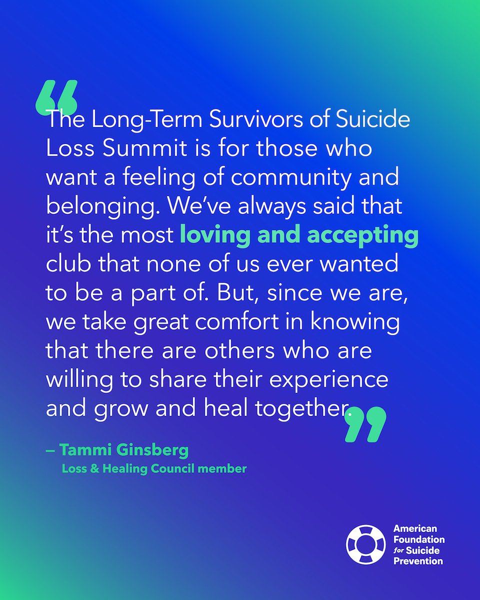 American Foundation for Suicide Prevention tweet media