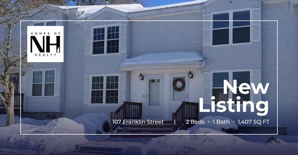 HomesofNH's tweet photo. 📍 New Listing 📍 Take a look at this fantastic new property that just hit the market located at 107 Franklin St 4 in Derry. Reach out here or at (603) 437-4447 for more information

Cheryl Waitt https://t.co/fBu1epwWWC https://t.co/nHNIlCMjqT