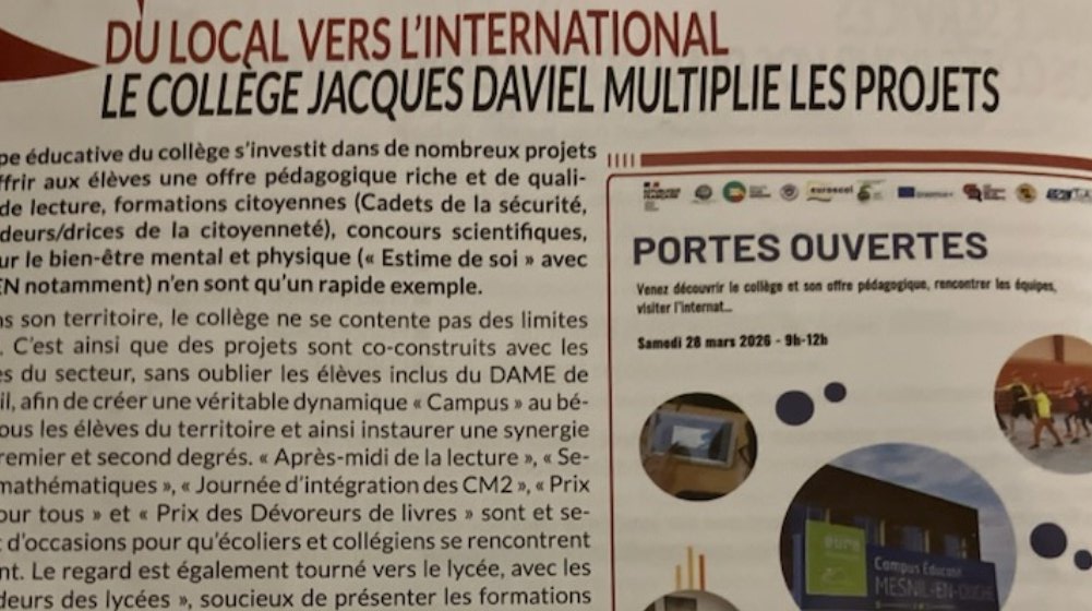 Campus Educatif Mesnil-En-Ouche - Collège tweet media
