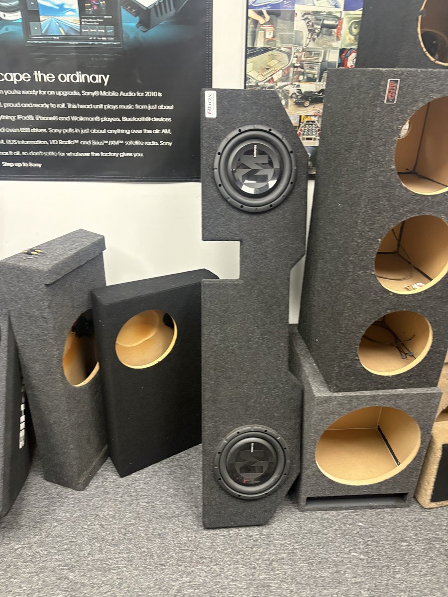 autoimage_rva's tweet image. 🛠️ It’s not just a box; it’s a science. 🔊

From matching exact airspace specs to custom port volumes, we build enclosures that make your subs perform. Whether you need a custom build or a pro-tuned prefab, Auto Image has you covered.

#CarAudio #CustomFab #BassLife #RVA #Bass
