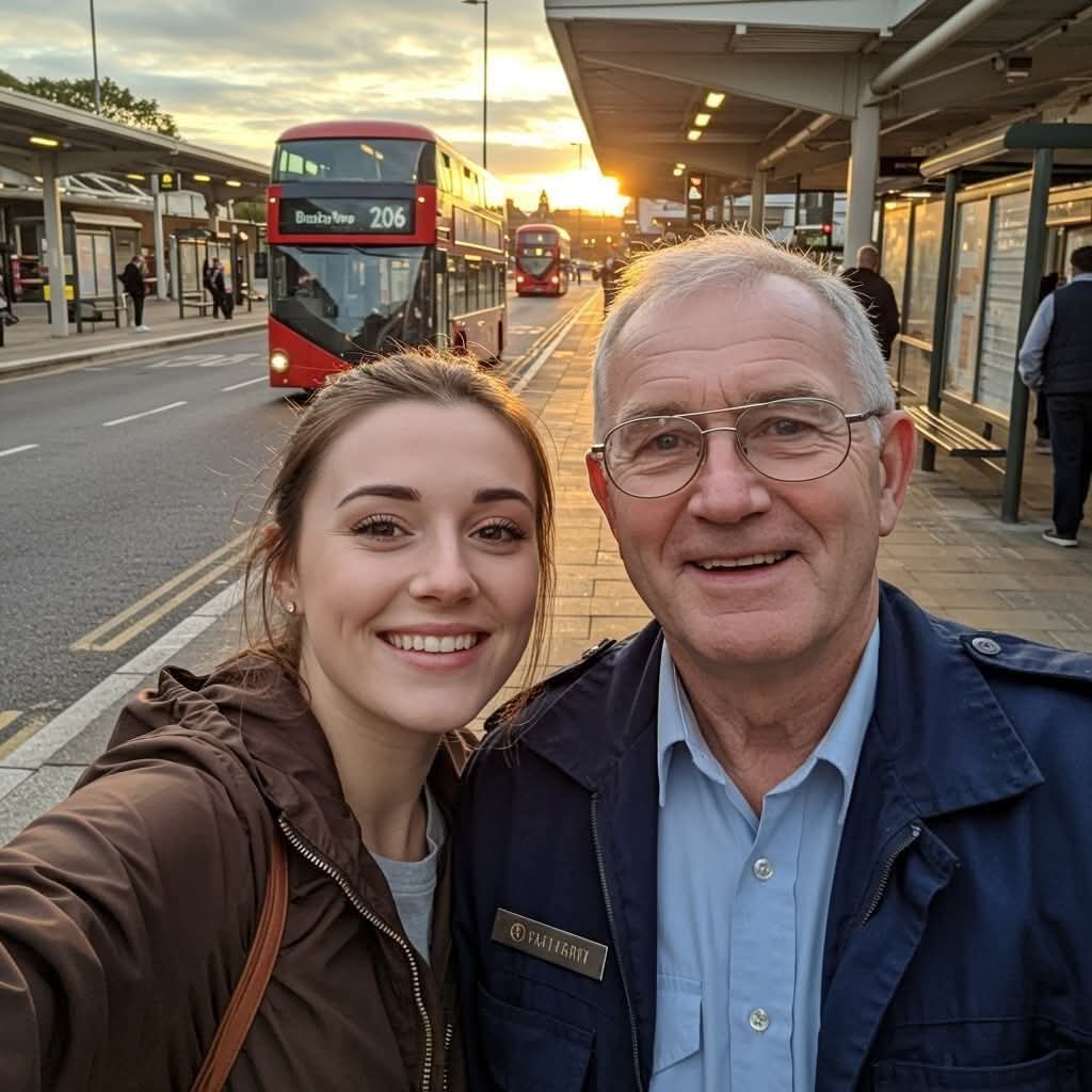 WorkElizab's tweet photo. My father is a bus driver, and today is his birthday, but he's still working, and no one is wishing him the best.🙌🥹 https://t.co/Pnuv2AropO