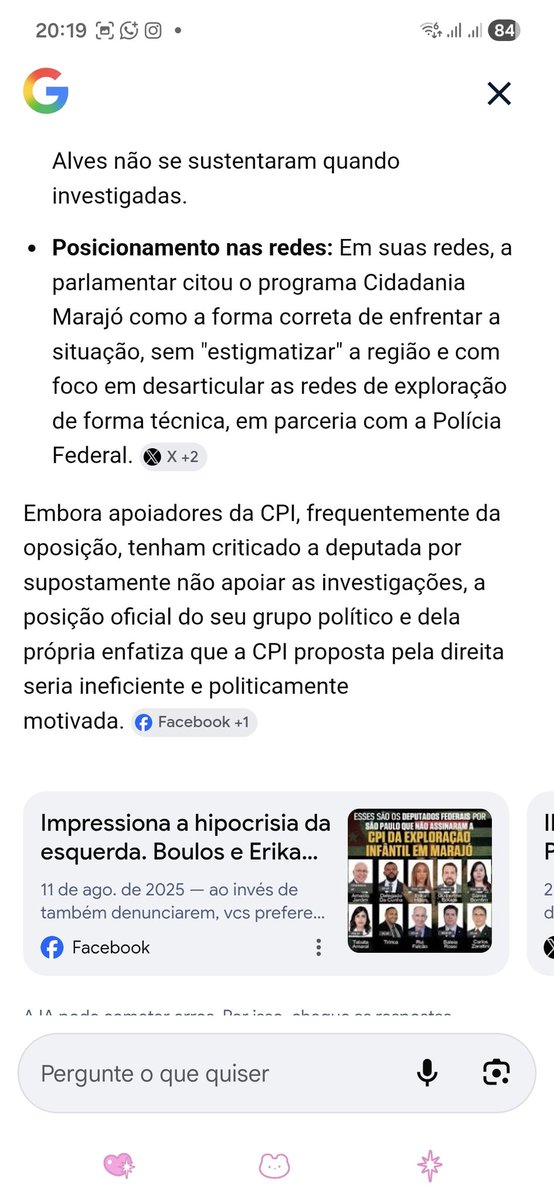 Passando para contar que além de ser contra o aumento de pena para crimes hediondos, Felipe Hilton também foi contra a CPI para investigar o abuso sexual infantil e tráfico de crianças na Ilha do Marajó.