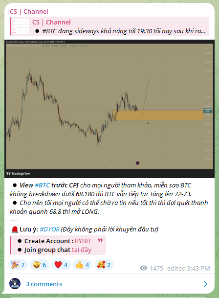 Airdrop_CSGroup's tweet photo. Day ...... 
Mình trade theo view tại Chanel Public Free 
View ngắn hạn mình nếu tuần này đóng nến W trên 71.9 thì tuần sau BTC back lại những kháng cự mà thời gian trước bị phá vỡ
