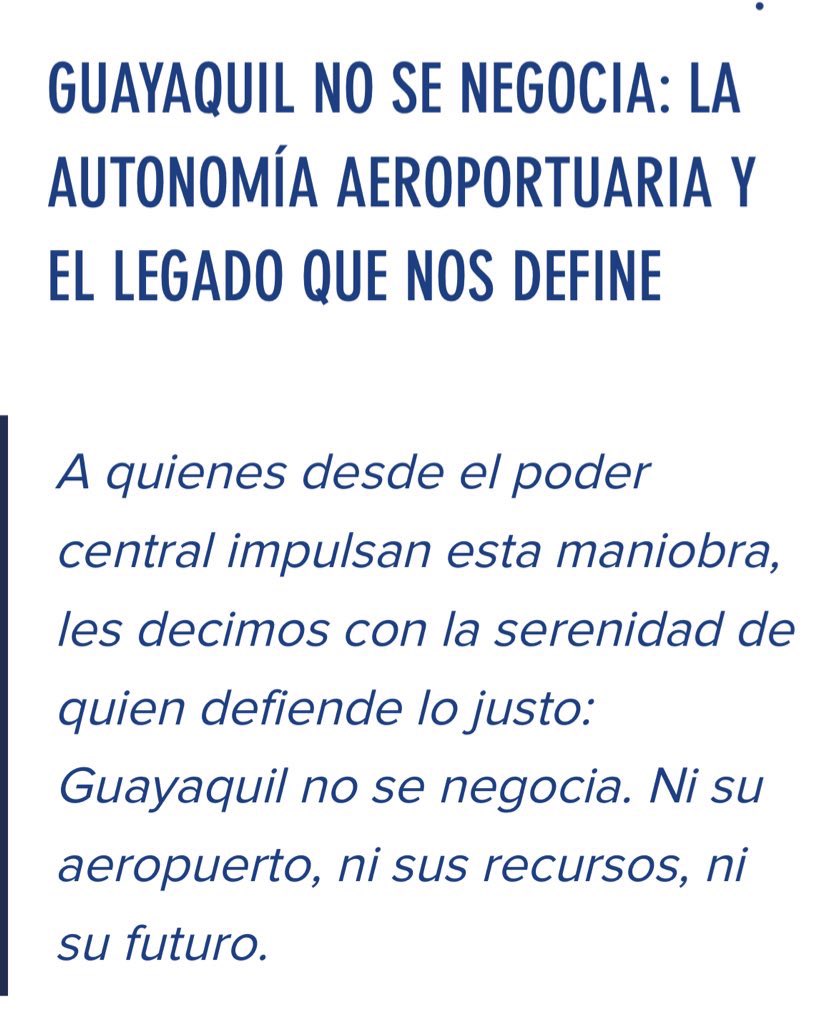 Esto no tiene que ver con partidos, es un tema de ciudad, de una ciudad que ha luchado por su prosperidad porque ha defendido a lo largo de su existencia, su autonomía y el progreso de sus habitantes. El centralismo la acecha y <a href="/econchacrespo/">Estefanía Concha Crespo</a> lo grafica en su artículo: