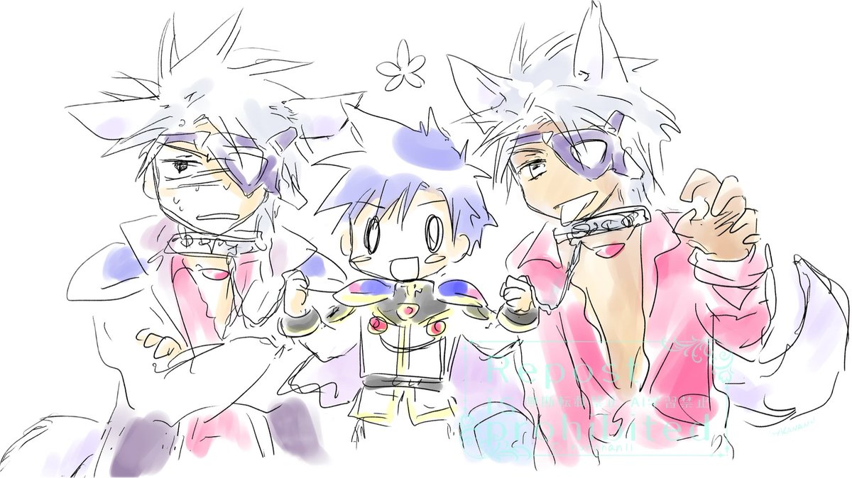 「もうここ最近は、色紙とグッズ絵制作に全身全霊ブチ込んでいるので全くGAらくがきは」|大月悠祐子のイラスト