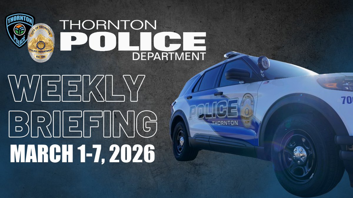 Thornton Police Dept tweet media