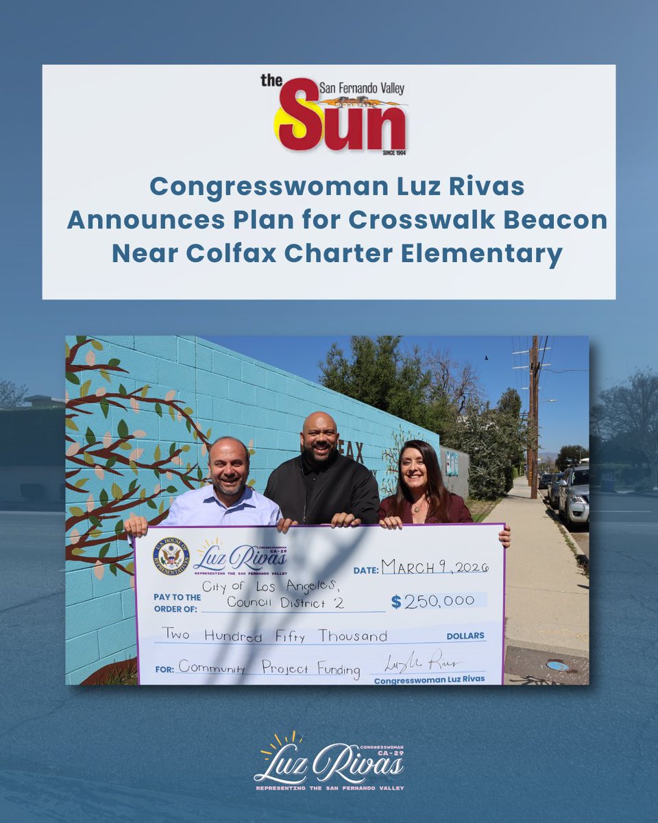 Congresswoman Luz Rivas tweet media