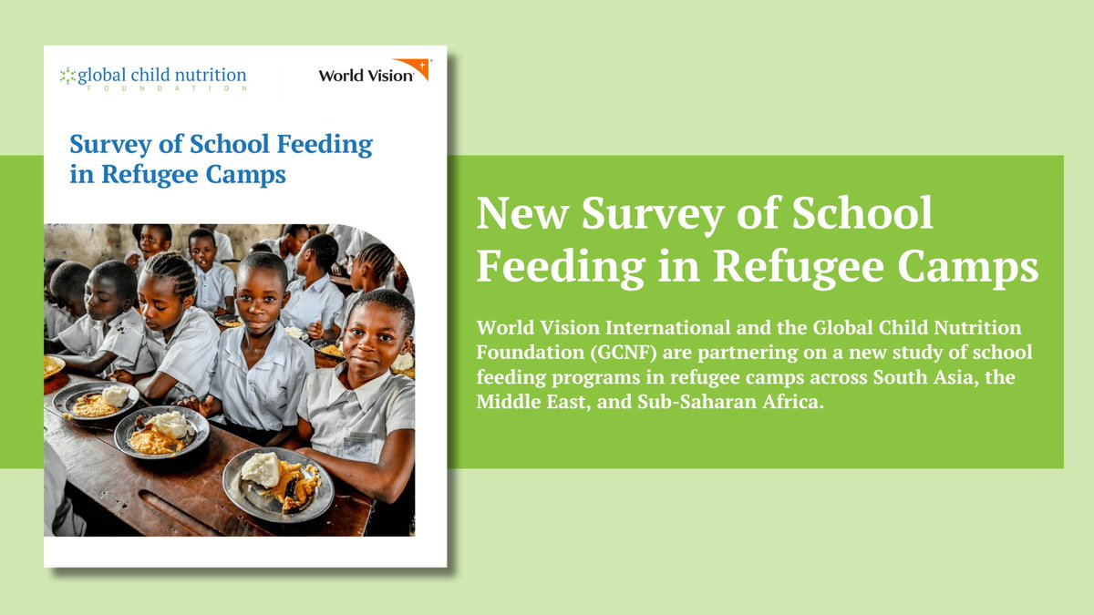 GCNFoundation's tweet photo. School meal programs are increasingly operating in complex and fragile contexts.

We’re proud to partner with @WorldVision on a new survey highlighting why stronger data on #SchoolMeals in crisis settings matters.

#HNPW #HNPW2026 @UNOCHA @WFP @IFPRI https://t.co/JKZYRhklub