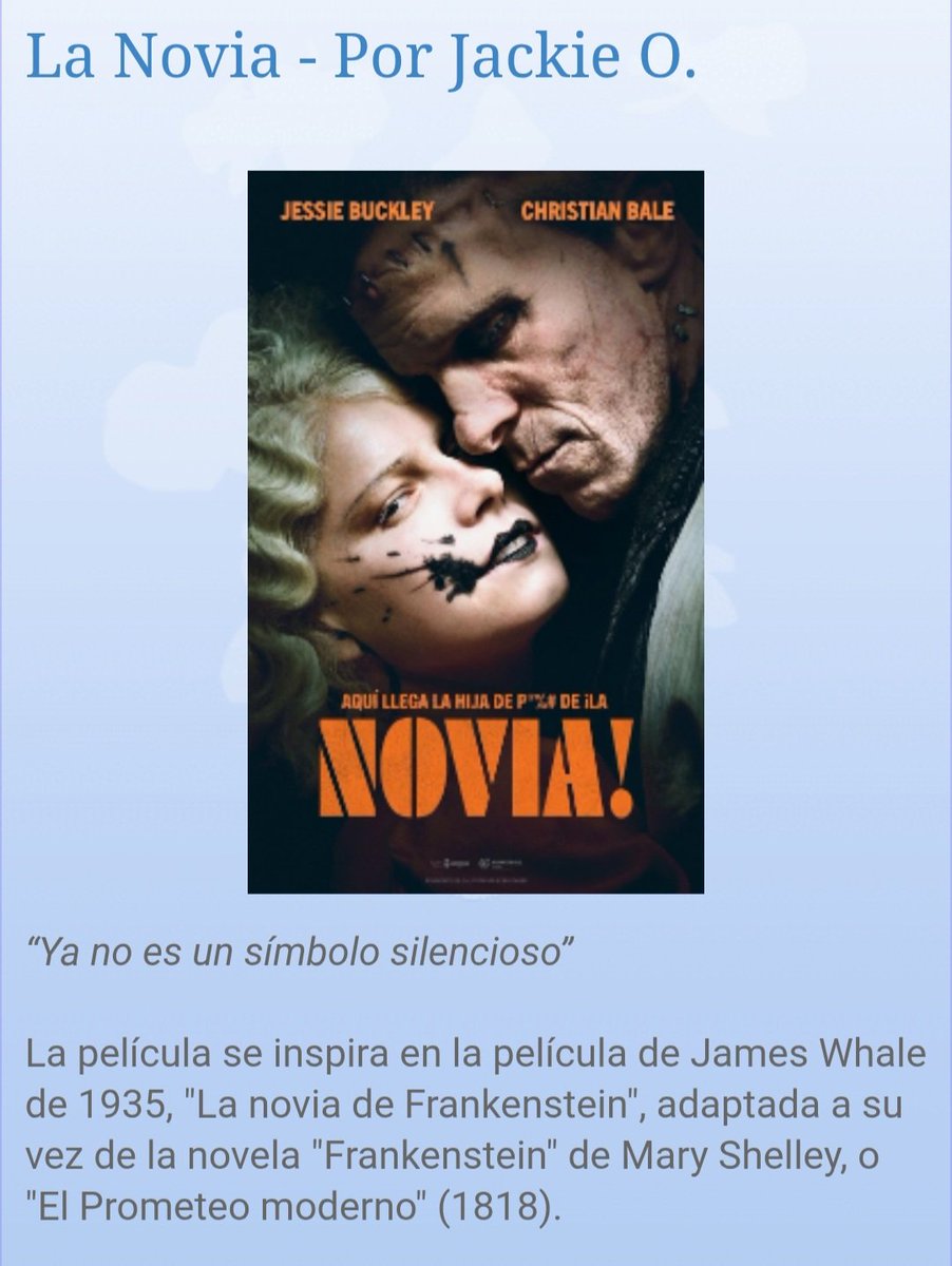 CineyEstilo's tweet photo. ¿Qué les pareció #LaNovia ! ?
Acá te cuento mi opinión 👇 #Bride 
https://t.co/yj5bfkrKYT https://t.co/m1UO92DE3L