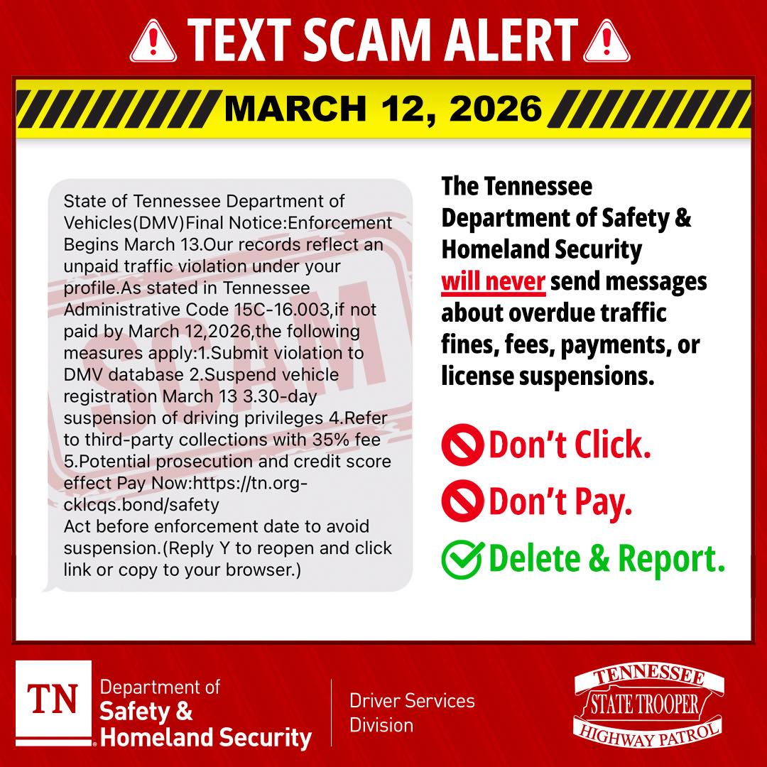 Tennessee Department of Safety tweet media