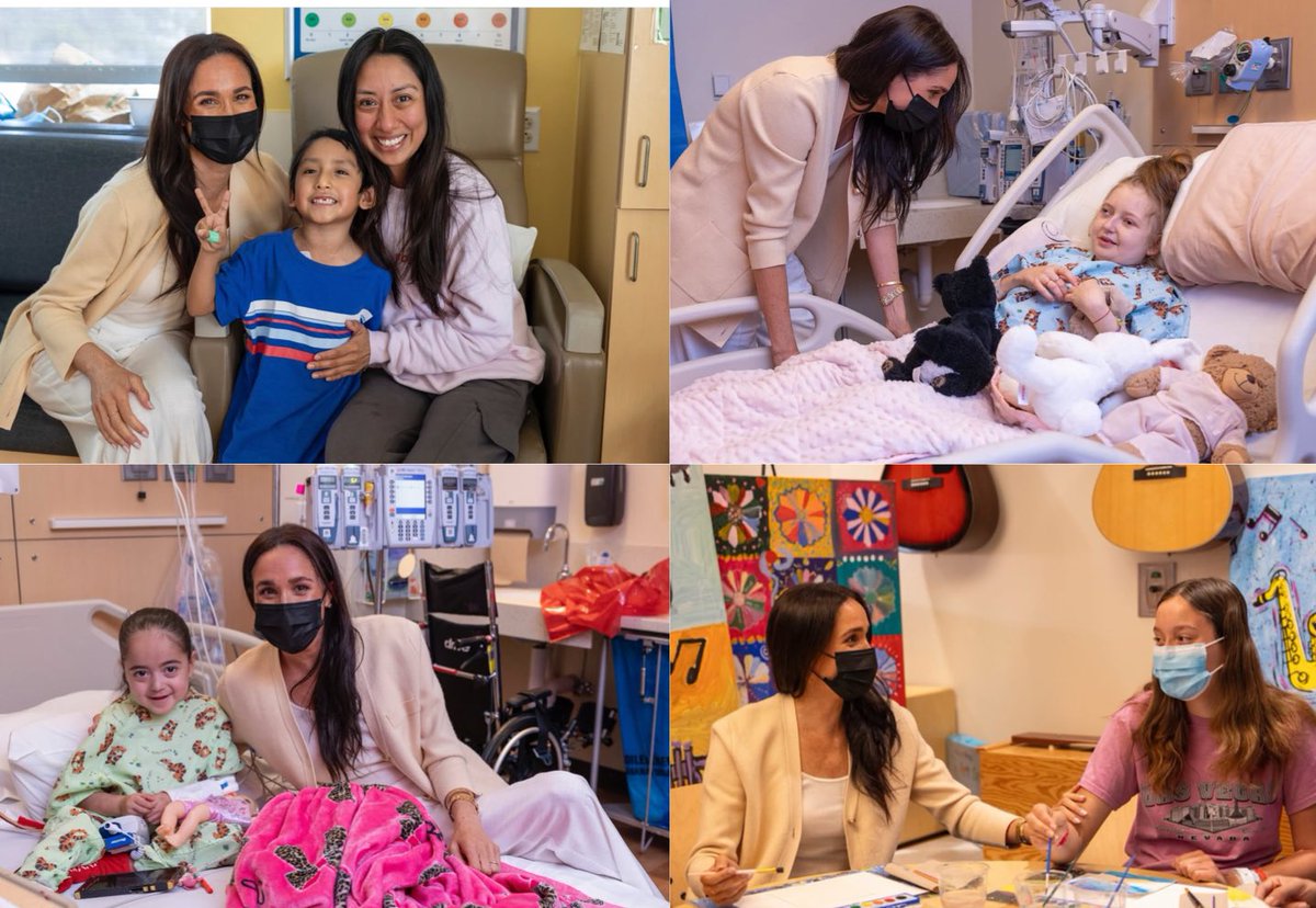 Meghan, Duchess of Sussex visited Children Hospital LA as part of their #MakeMarchMatter fundraising campaign.

“Today we were honored to welcome LA's own Meghan, Duchess of Sussex, to CHLA's Creative Oasis, where she spent time painting alongside our incredible patients”