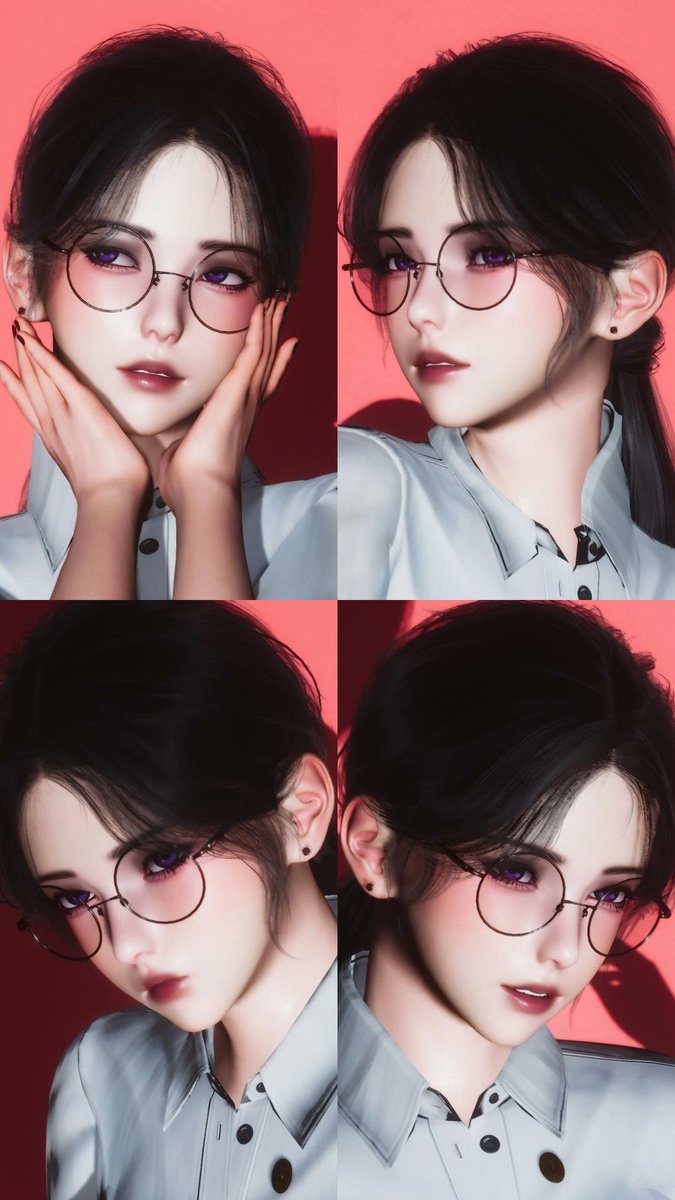 suicideicebag's tweet image. Cutie in glasses.
Her name is Dara.
#Honeyselect2 #3DCG