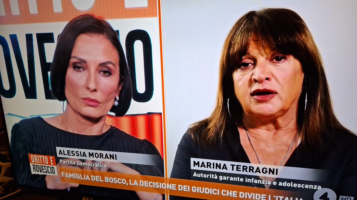 x810990's tweet photo. @Drittorovescio_ anche la dottoressa @marinaterragni [Autorità Garante infanzia e adolescenza] ce l'ha con lei @AlessiaMorani: "...mi dispiace che #AlessiaMorani ne faccia una questione di "bottega politica" perché questo caso è all'attenzione di tutto il Paese..." 
CHE TRISTEZZA - CHE VERGOGNA
OSSESSIONE @GiorgiaMeloni.