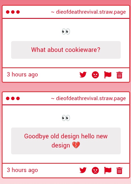 AndTheCr34t0r's tweet photo. 1- She take acres of the kids in the orphan
2- yeah i will miss the old designs
#dieofdeah #cookieware https://t.co/fibD7CiZJ3