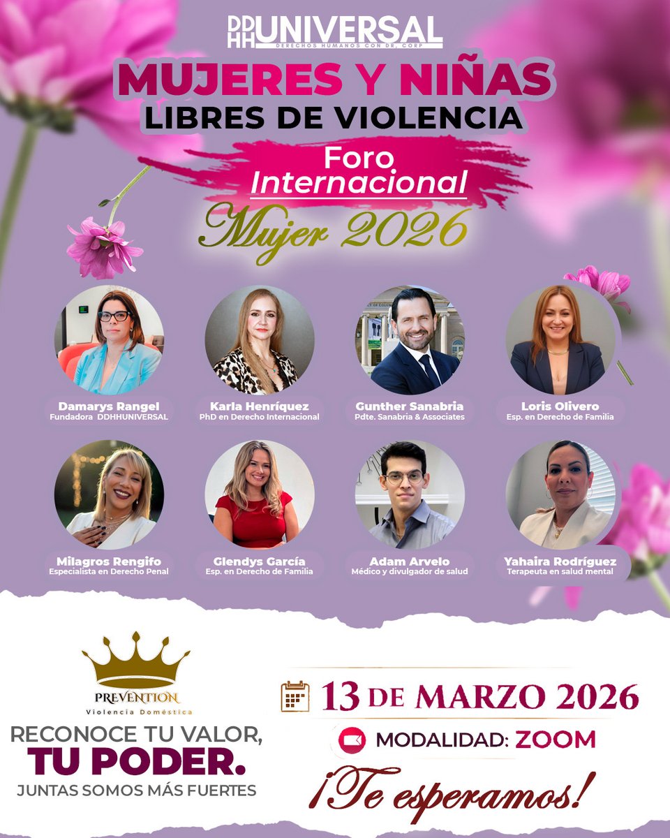 ddhhuniversal's tweet photo. ✨ ¡ES MAÑANA! FORO INTERNACIONAL MUJER 2026, Reconoce tu valor y tu pode... https://t.co/Y6J9zX0LAu via @YouTube https://t.co/123M3i8iyY