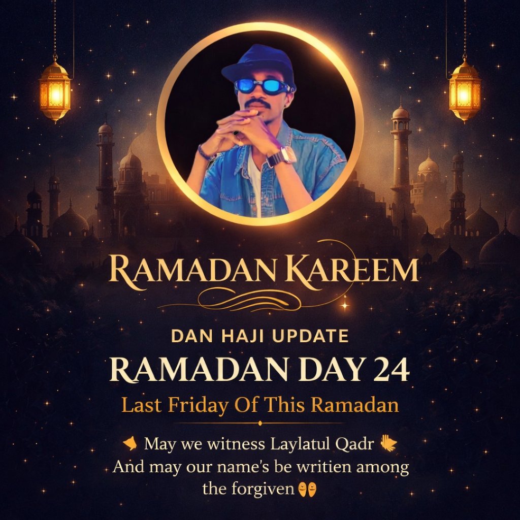 omar_hajeerh's tweet photo. Jummu'armu ta karshe a wannan Wata Mai falala Allah ya karɓi ibadunmu amiin 🤲 ya jikan magabatammu alfarmar manzon Allah SAW 🤍🙏 #danhajiupdate #ramadanday24 #ramadankareem #giade https://t.co/9tkutgK73j