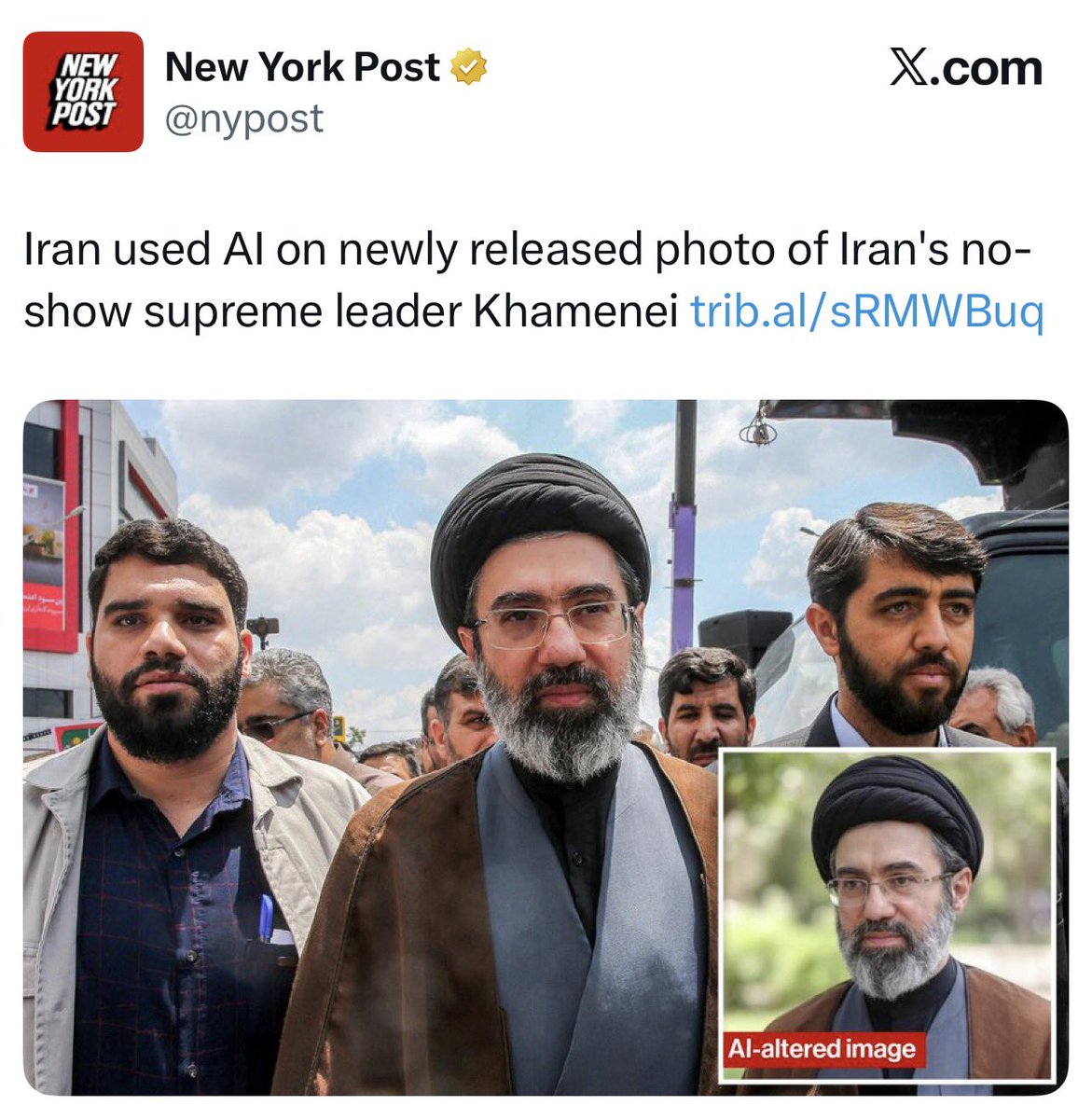 They really decided to go from cardboard Khamenei to AI Khamenei.

This is just way beyond embarrassing now.🤦‍♂️