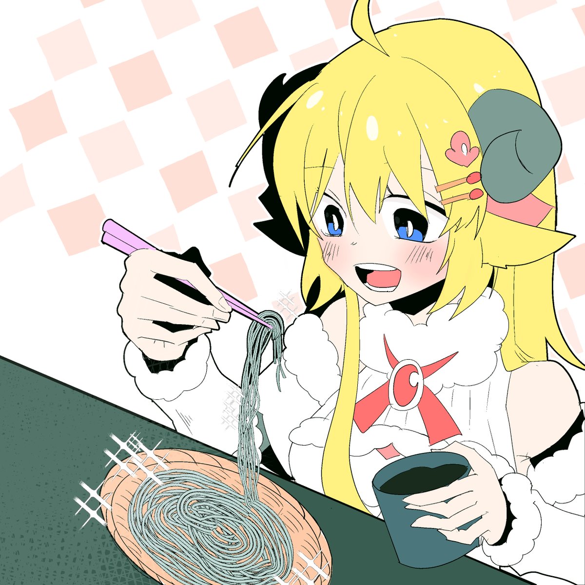 [Holo] 吃蕎麥麵 你是 湯麵派 還是 沾麵派？ - 希洽 - PTT.BEST 批踢踢爆文 3