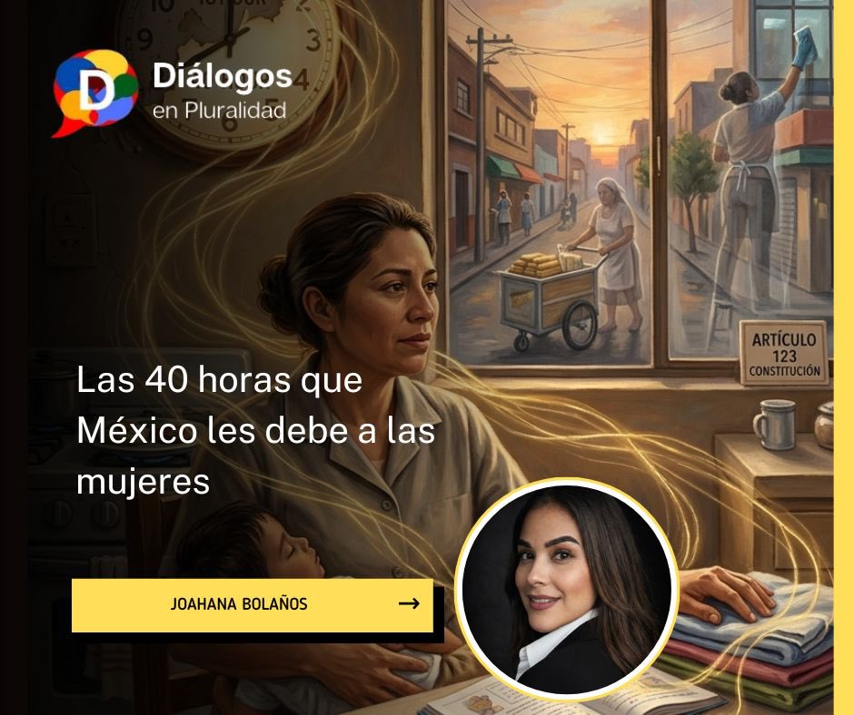 El gran olvido: 2.3 millones de trabajadoras del hogar y el 55% de informales siguen fuera de este beneficio. Sin inspección laboral real, la ley es solo papel.  
La reducción de jornada no es una concesión, es un derecho a la dignidad.  
dialogosenpluralidad.com/las-40-horas-q…
#40HorasYa