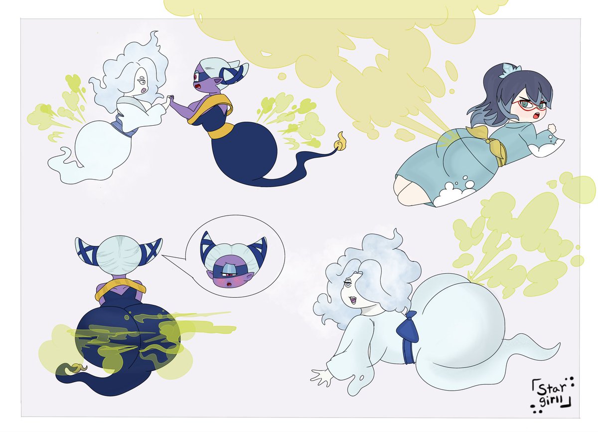 Looks like they all these Yokai girls got inspirited by cheeksqueek
#yokaiwatch #yokai #eproctophilia #brap