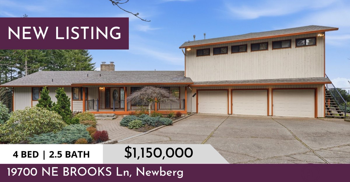 OviattLaura's tweet photo. 📍 New Listing 📍 Take a look at this fantastic new property that just hit the market located at 19700 NE Brooks Ln in Newberg. Reach out here or at (503) 550-6034 for more information

Laura Oviatt, LLC
Principal Real Estate Broke... https://t.co/CcCY0td4qZ https://t.co/4VCjskA5w8
