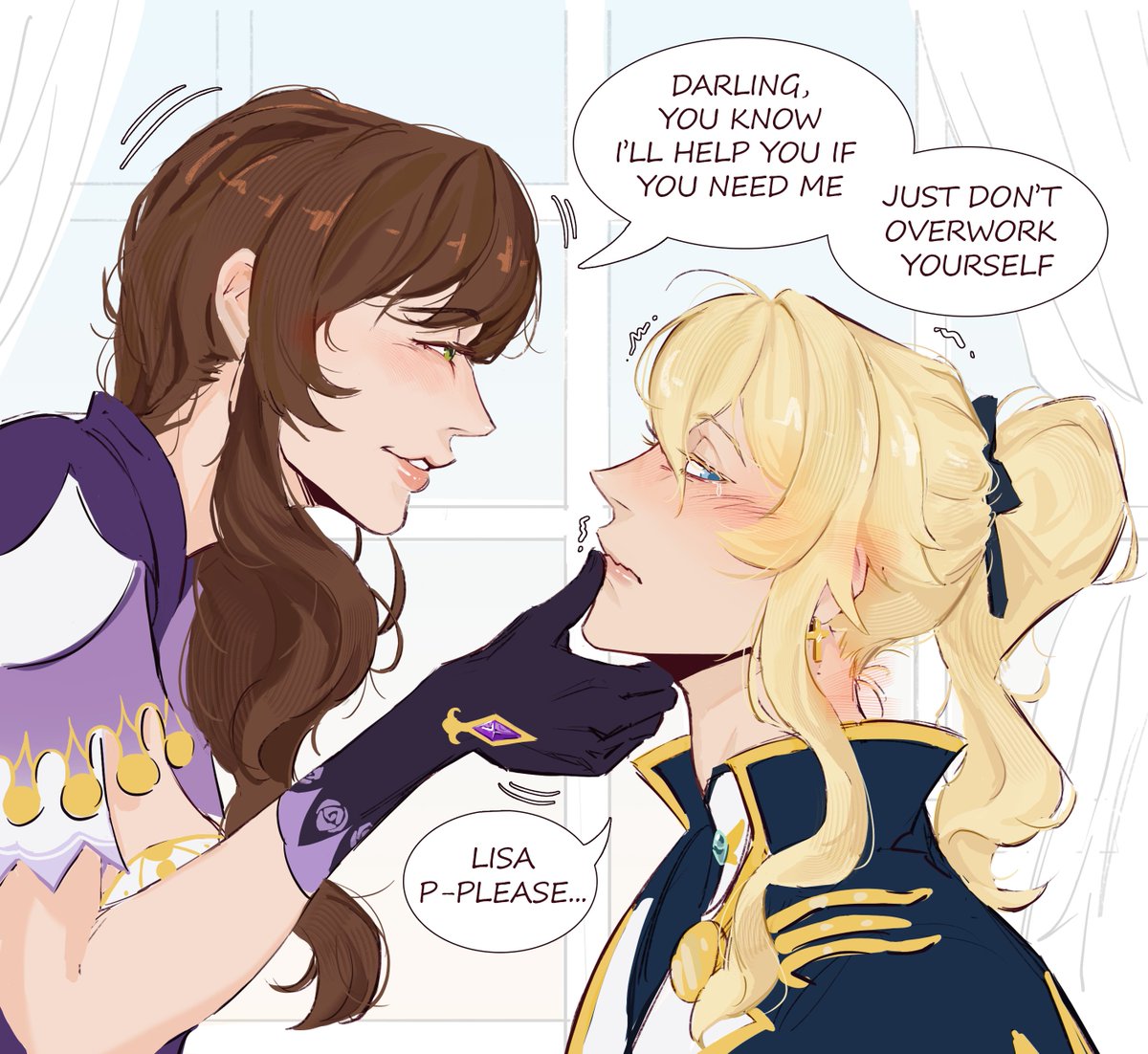A true supportive gf
#jeanlisa #GenshinImpact