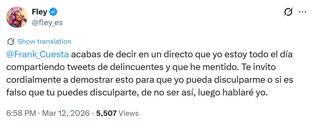 Frank Cuesta tweet media