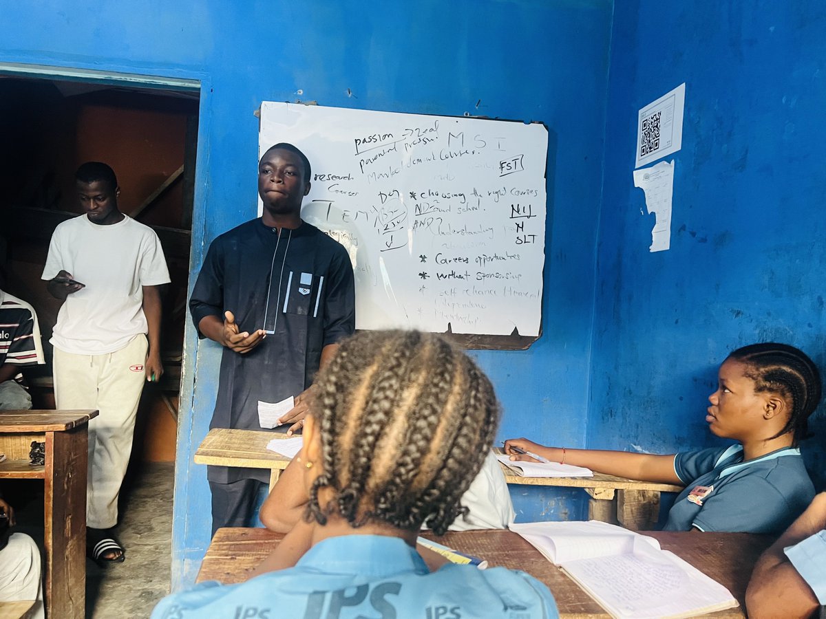 SmartLambo1's tweet photo. On Tuesday, Mind Setters Institute (MSI) held a seminar at JPeace Secondary School guiding students on life before and after WAEC & JAMB, career choices, and self-reliance.
Empowering young minds for a better future. π
#MindSettersInstitute #YouthEmpowerment https://t.co/LTmWwGfNoS