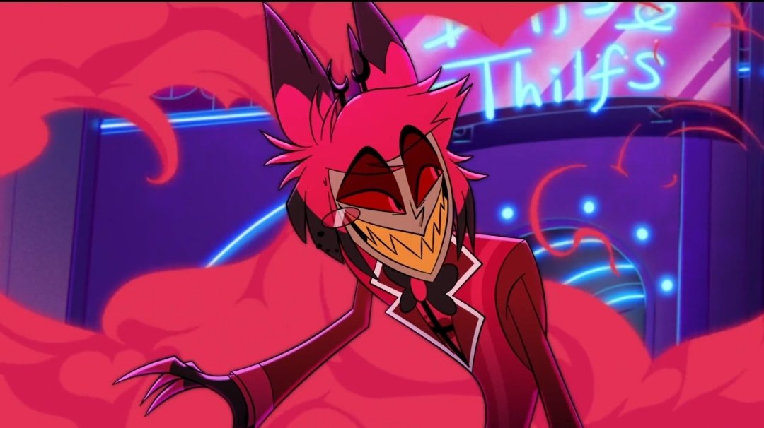 Alastorsfluffy's tweet photo. He's such a cute goober here 
#Alastor #HazbinHotel #HazbinHotelAlastor https://t.co/VtUdw2d4LK