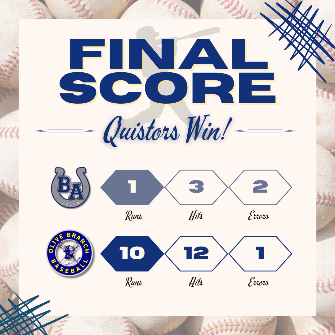 Olive Branch High School Baseball tweet media