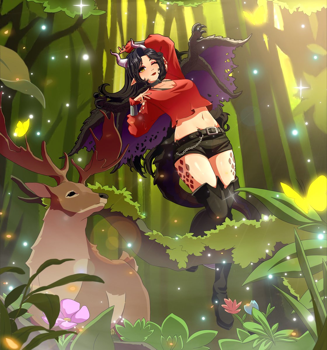 SoulSilveriaVT's tweet photo. 𝒯𝒽𝑒 𝒻𝑜𝓇𝑒𝓈𝓉 𝒾𝓈 𝓂𝓎 𝓈𝒶𝓃𝒸𝓉𝓊𝒶𝓇𝓎, 𝓂𝓎 𝒽𝑜𝓂𝑒~
🎨~ @angel9079_art 
#silveriart https://t.co/GE4o3cXYNv