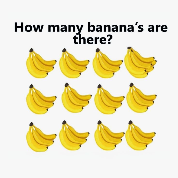 ZariaTechAI's tweet photo. How many banana's are there? https://t.co/R1hej4fiHg