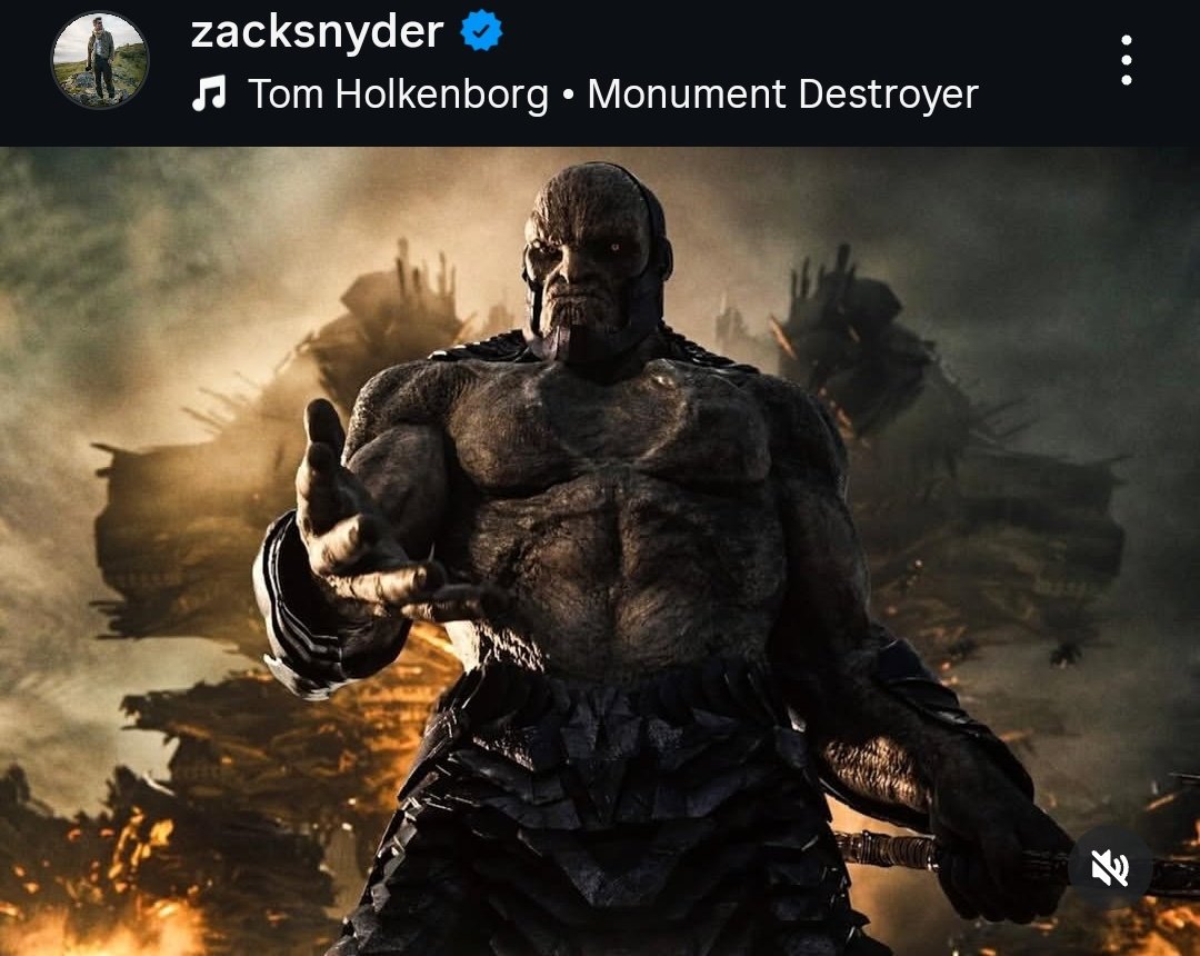Zack Snyder via IG 
'The great villain of the DC Universe is Darkseid.'

#ZackSnydersJusticeLeague #DC