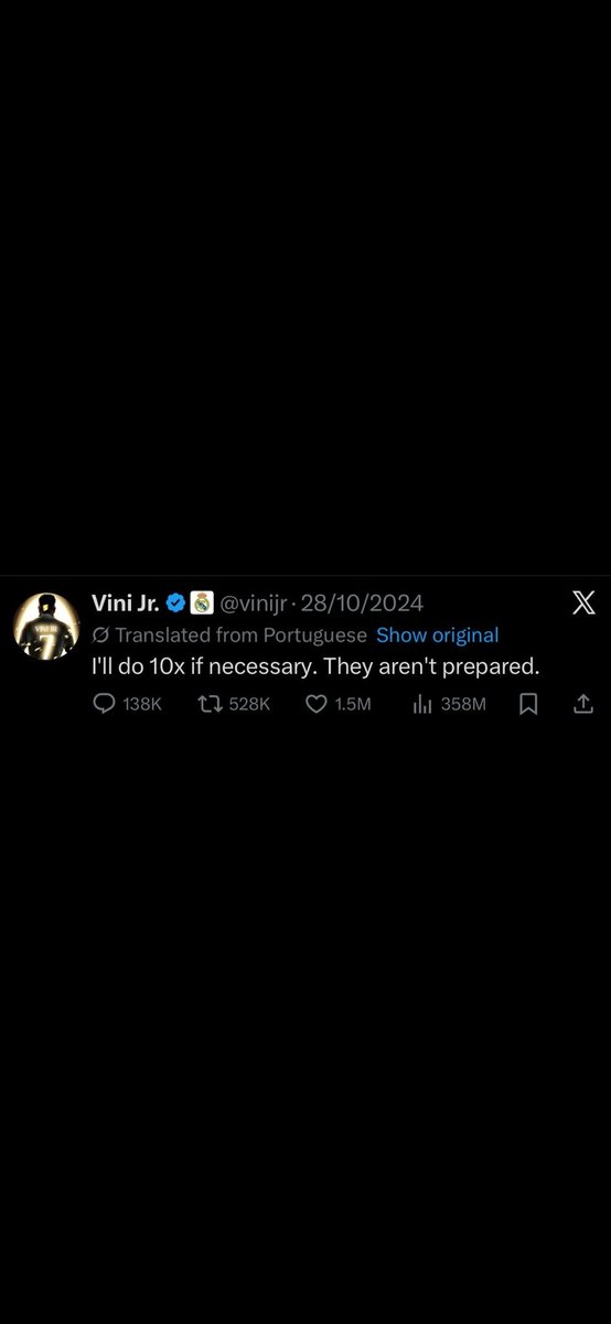 Este Twit de Vinícius jaja