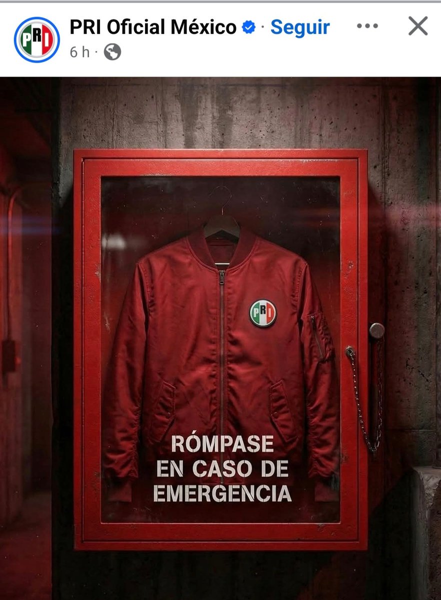 Eso ya pasó. Primero en 2018, luego en 2024. Por eso al PRI le quedan solo chaquetas mentales.