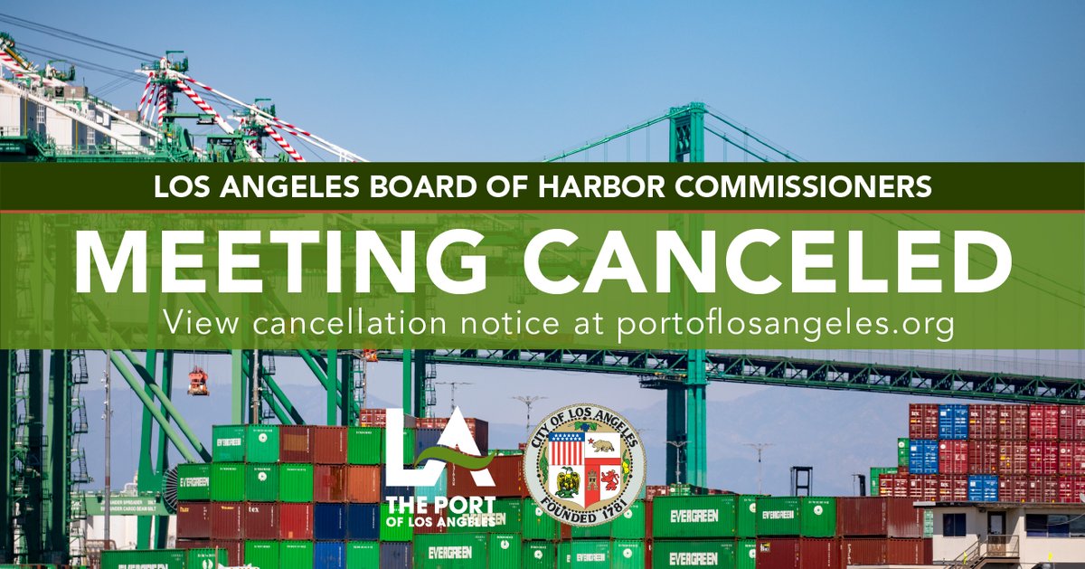 Port of Los Angeles tweet media