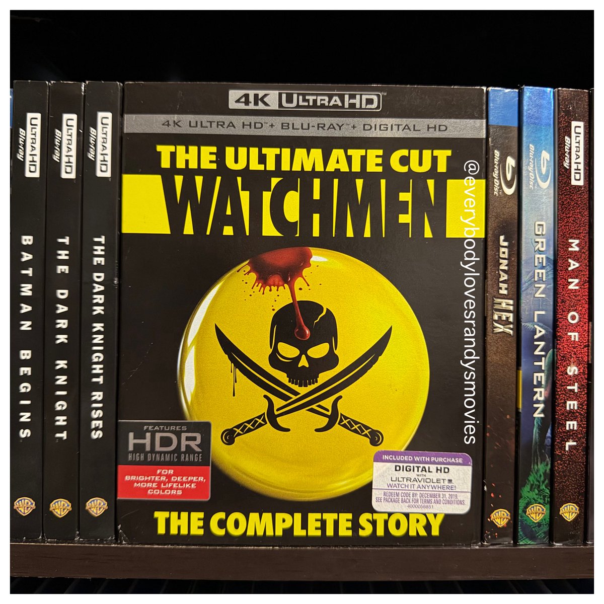 RandysMovies's tweet photo. Movie: #Watchmen (2009)
Starring: #MalinÅkerman #BillyCrudup #MatthewGoode #JackieEarleHaley #JeffreyDeanMorgan #PatrickWilson #CarlaGugino #MattFrewer #StephenMcHattie #DanPayne #LauraMennell #DannyWoodburn
Directed By: #ZackSnyder
#4kBluRay
#MovieNerd
#MovieCollector
#4kBluRayCollection
#MovieCollection
#MovieBuff
#AlanMoore
#DCComics
#PhysicalMedia
#FilmTwitter