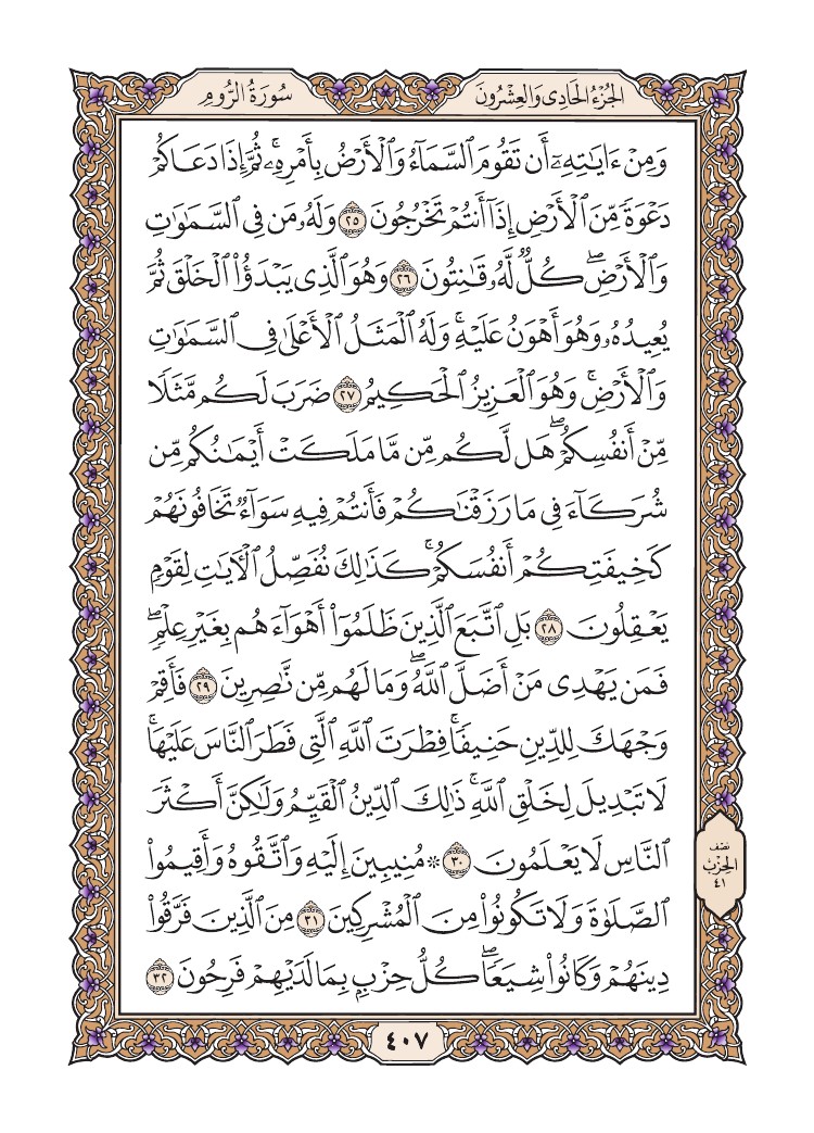 سورة الروم   
الصفحة 407