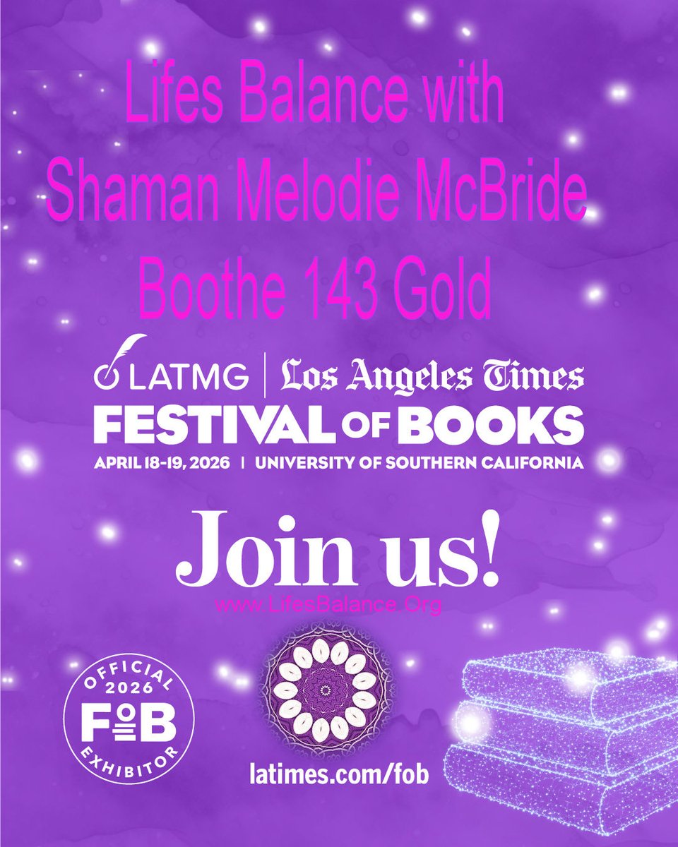 I'm going on the road again this year. LA in April COME SEE ME! Booth 143 in the GOLD Section. Have a great day! Namaste'